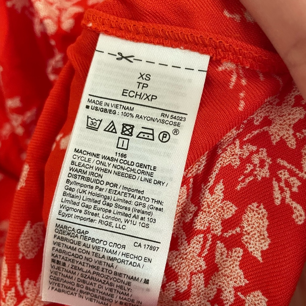 Gap Floral Print Button Down Blouse - image 4